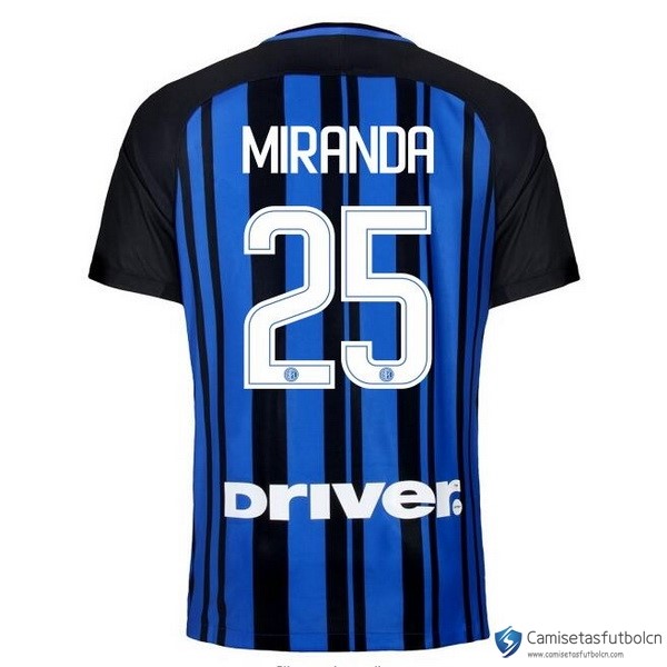 Camiseta Inter Primera equipo Miranda 2017-18